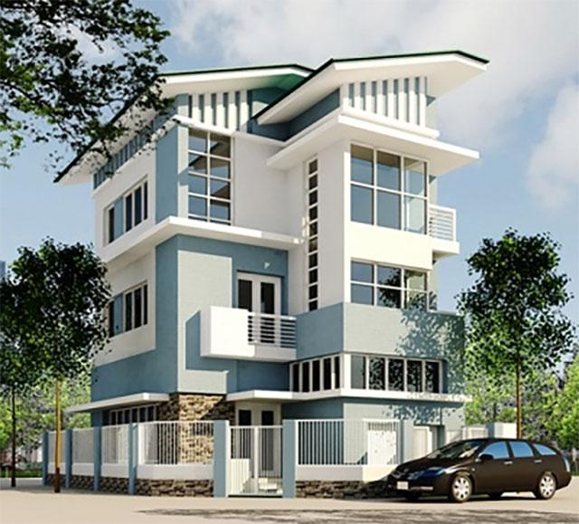 Mau son nha dep hop phong thuy cho nguoi menh Thuy voi cac sac mau tuong sinh